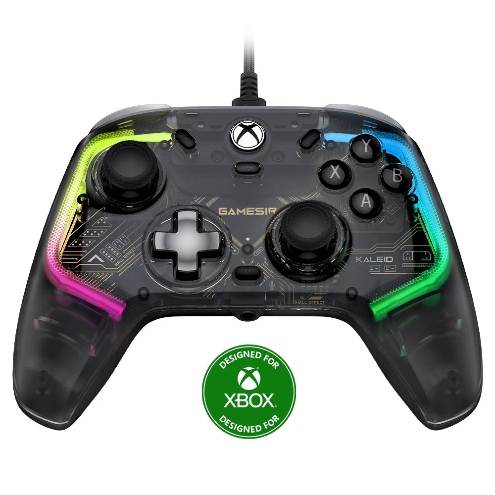 Wired Xbox Controller with Hall Effect Joystick for Series X|S & One.