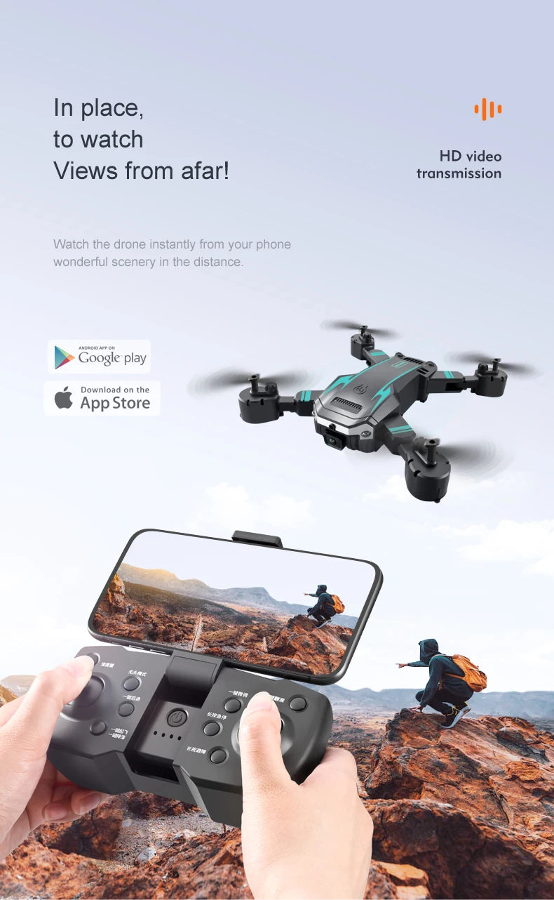 Foldable Quadcopter Drone with HD Camera, GPS, FPV, WiFi,