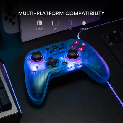 Wireless Controller, Bluetooth Gamepad with Hall Effect for Switch, iPhone, Android, PC.