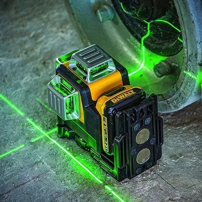 12v Green 3 Laser Lines Level Horizontal Outdoor