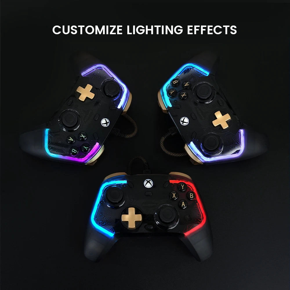 Wired Xbox Controller with Hall Effect Joystick for Series X|S & One.