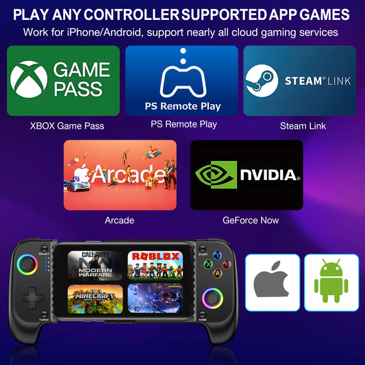 Telescopic Wireless Gamepad for iOS/Android, Bluetooth Controller.