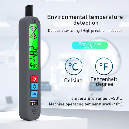 Portable Gas Leak Detector with LCD, Sound & Vibration Alarm for Combustible Gases.