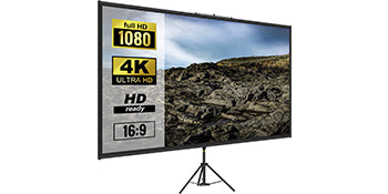 16:9 4K HD 100" Tripod Projector Screen.